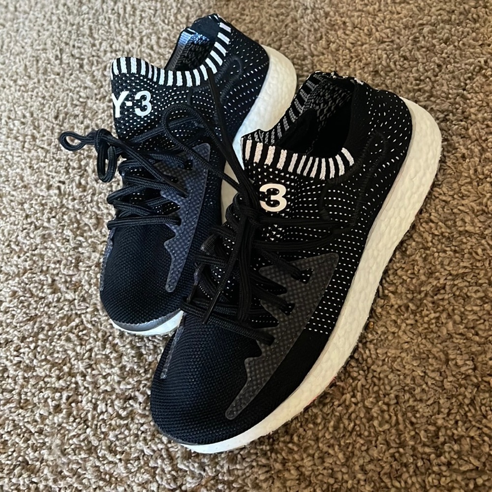 Adidas Y-3 Raito Racer ‘core black’ F97404 Women’s Sz. 6.5